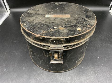 navy metal hat box|petty officer hat box history.